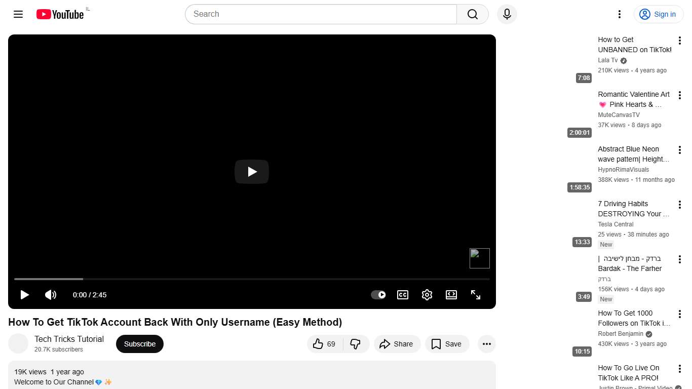 How To Get TikTok Account Back With Only Username (Easy Method) - YouTube