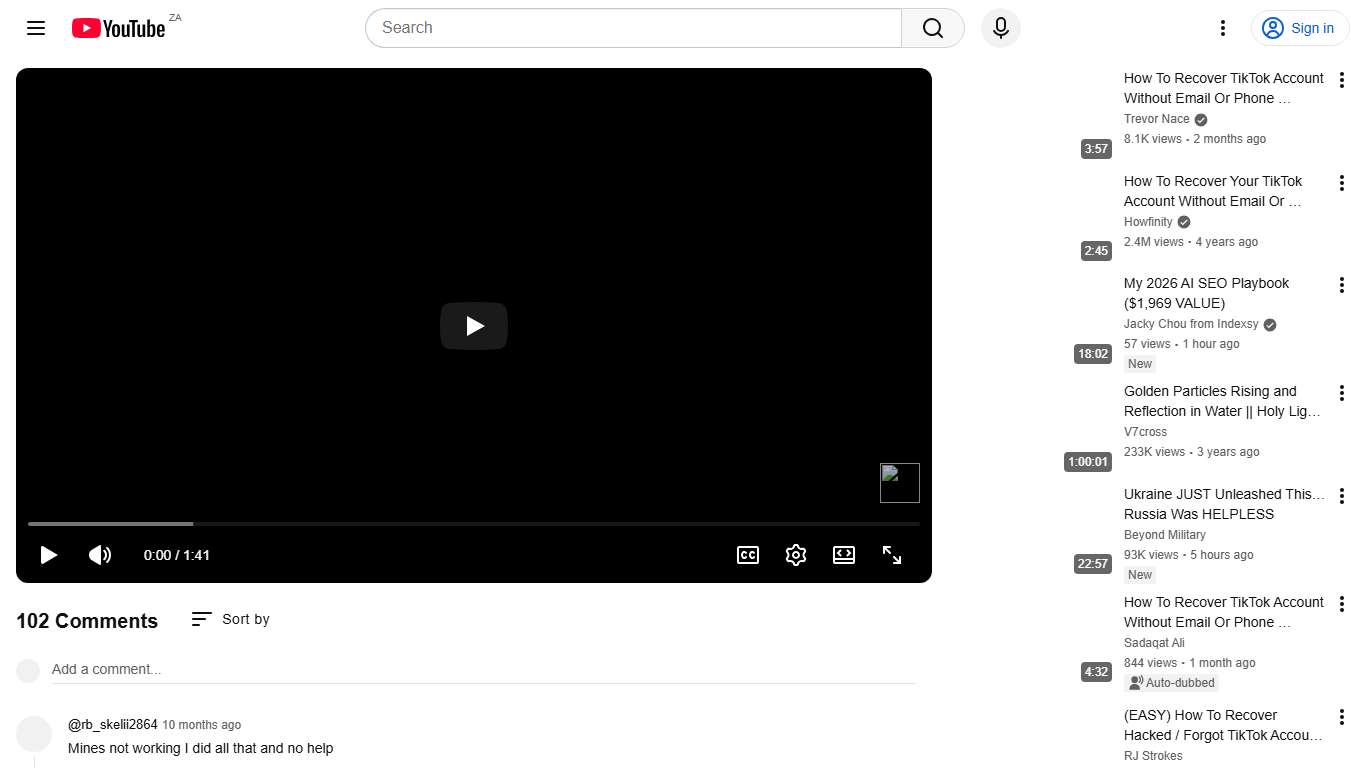 How to Recover Your TikTok Account Without Phone Number or Email - YouTube